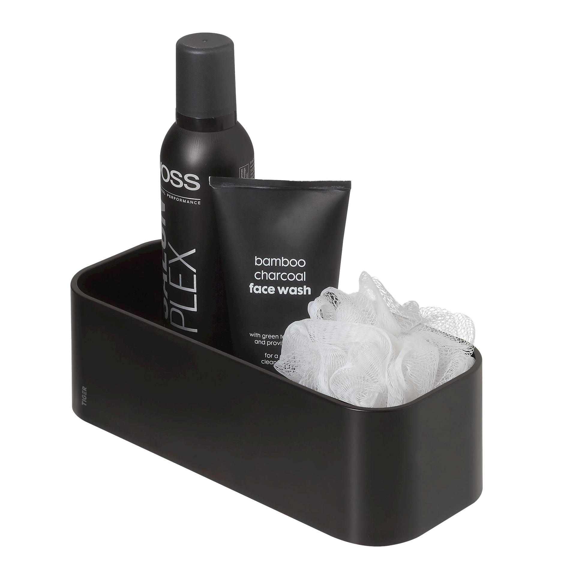 ART1500010746 - Tiger 2-Store dusjkurv vegghengt, sort matt - 